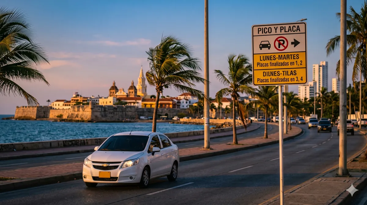 Driving in Cartagena: Licenses, Pico y Placa, SOAT & Rules (2026)