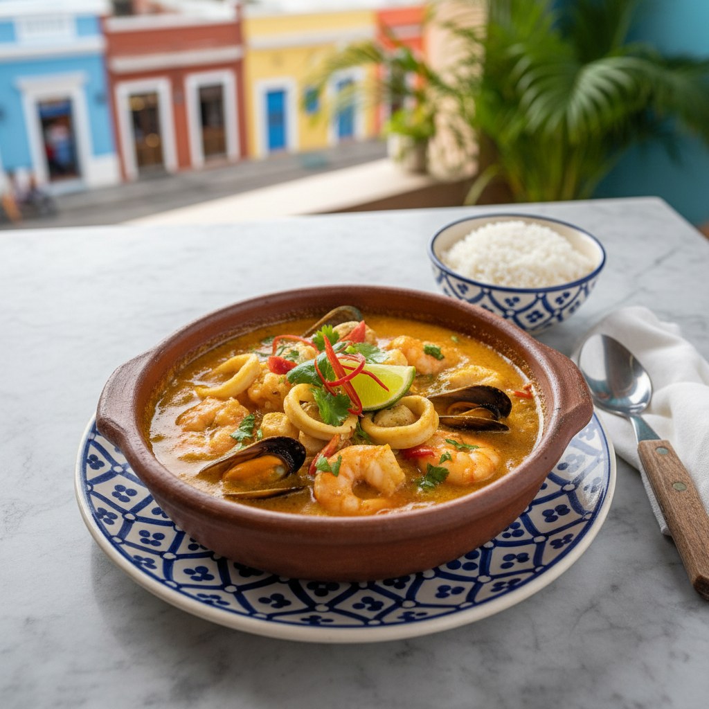 Cazuela de mariscos