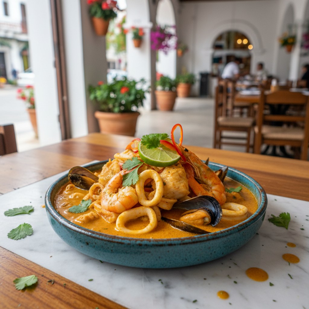 Cazuela de mariscos