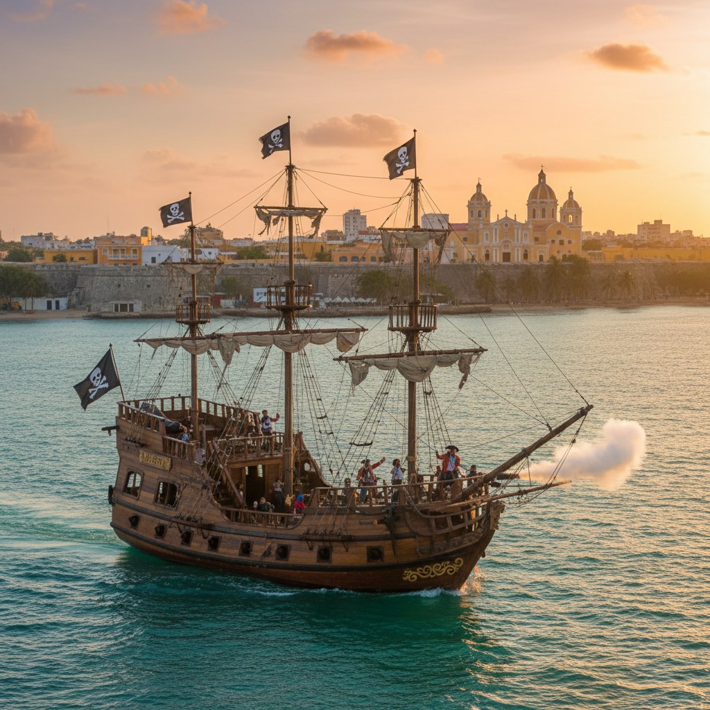 La Fantastica pirate ship, Cartagena